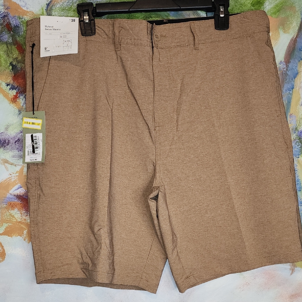 Goodfellow & Co Men's Tan Swim Trunks